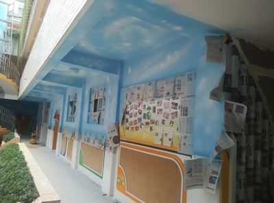 打造童趣樂園 昆明西山區(qū)前衛(wèi)幼兒園墻體彩繪與地坪工程實踐