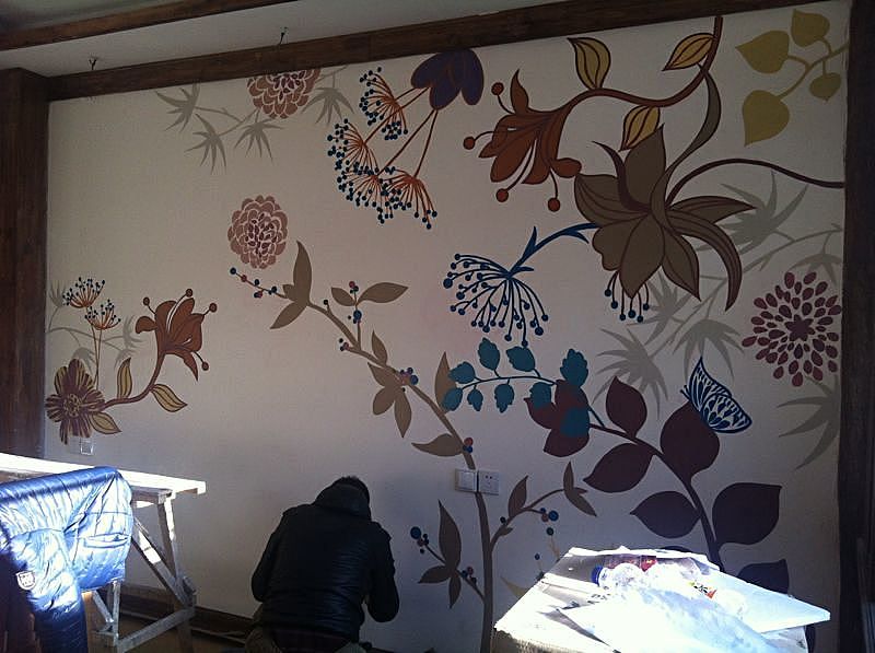 彩繪藝術與地坪工程的融合 打造昆明酒店的獨特美學空間